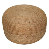 Handwoven Jute Pouffe - Organic and Eco-Friendly