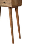 Versatile Mini Oak-ish Console for Stylish Interiors