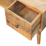 Classic Oak-ish Coffee Table – Solid Mango Wood with Storage