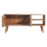 Cubana Carved Solid Wood Media Unit