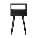 Ash Black Nightstand for Minimalistic Bedrooms