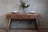 Reclaimed Wood Console Table