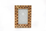 Wood 5x7" Photo Frame With Hearts