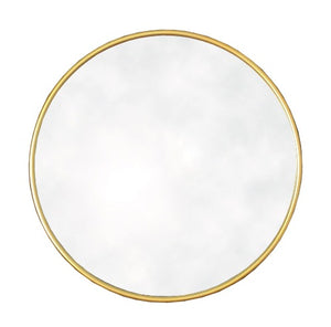 Round Gold Mirror 