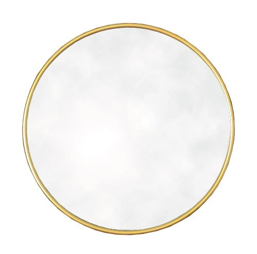 Round Gold Mirror 