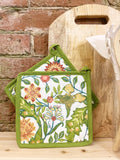 Pack of Two Green Sussex Pot Holder