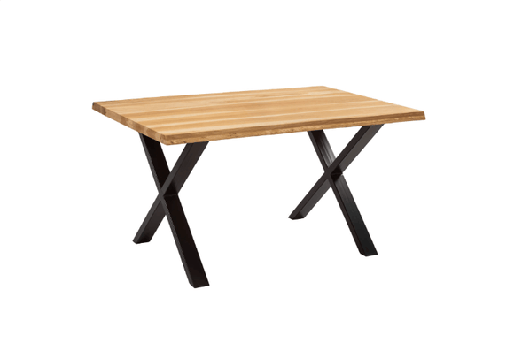 Small Solid Oak Dining Table Natural 