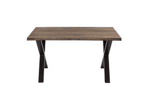 Small Solid Oak Dining Table Smoked 