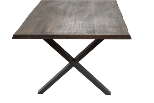 Medium 1800 Solid Oak Dining Table Smoked Oil