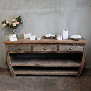 Rustic Solid Wood Sideboard