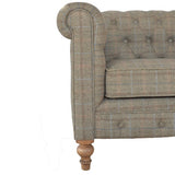 Multi Tweed 2 Seater Sofa