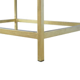 Coffee Table with Gold Base