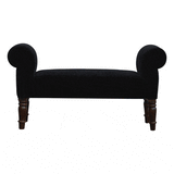 Black Lounge Bench